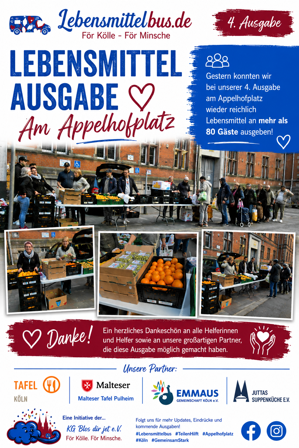 Unsere 4. Essensausgabe