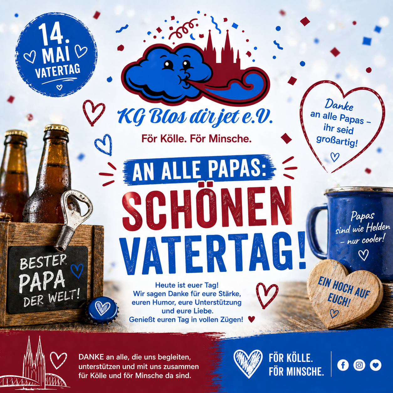 Alles Gute zum Vatertag – Danke an alle Väter! ❤